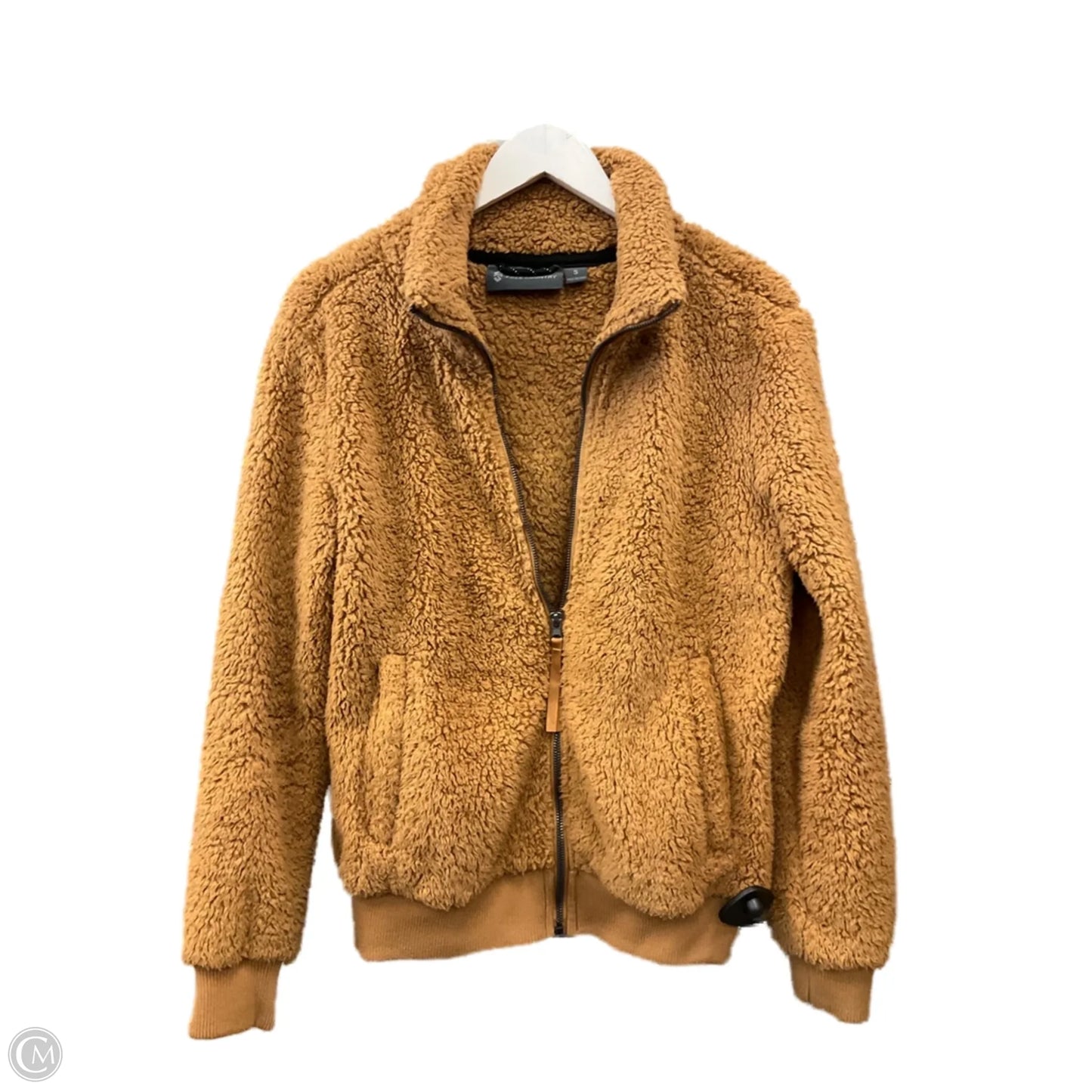 Jacket Fleece By Free Country In Brown, Size: S