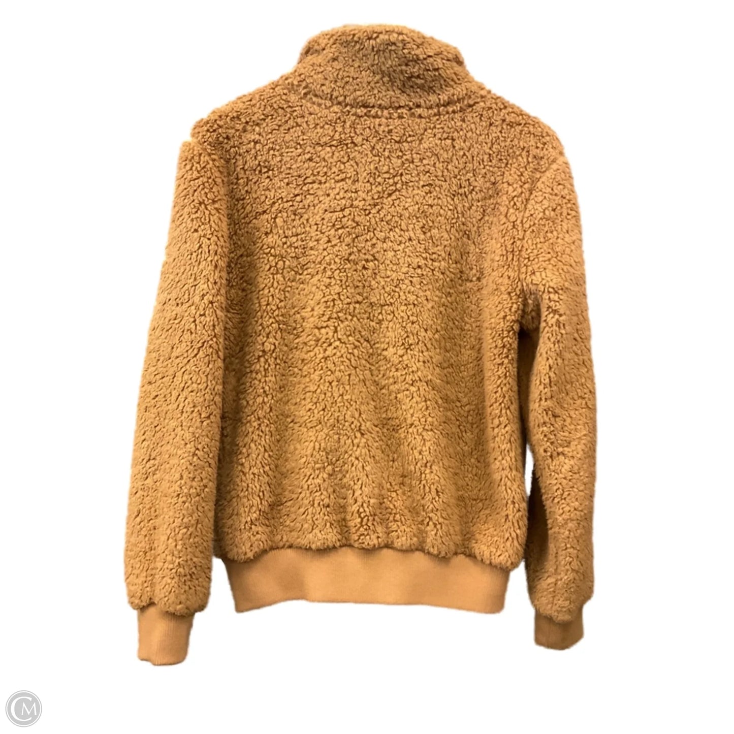Jacket Fleece By Free Country In Brown, Size: S