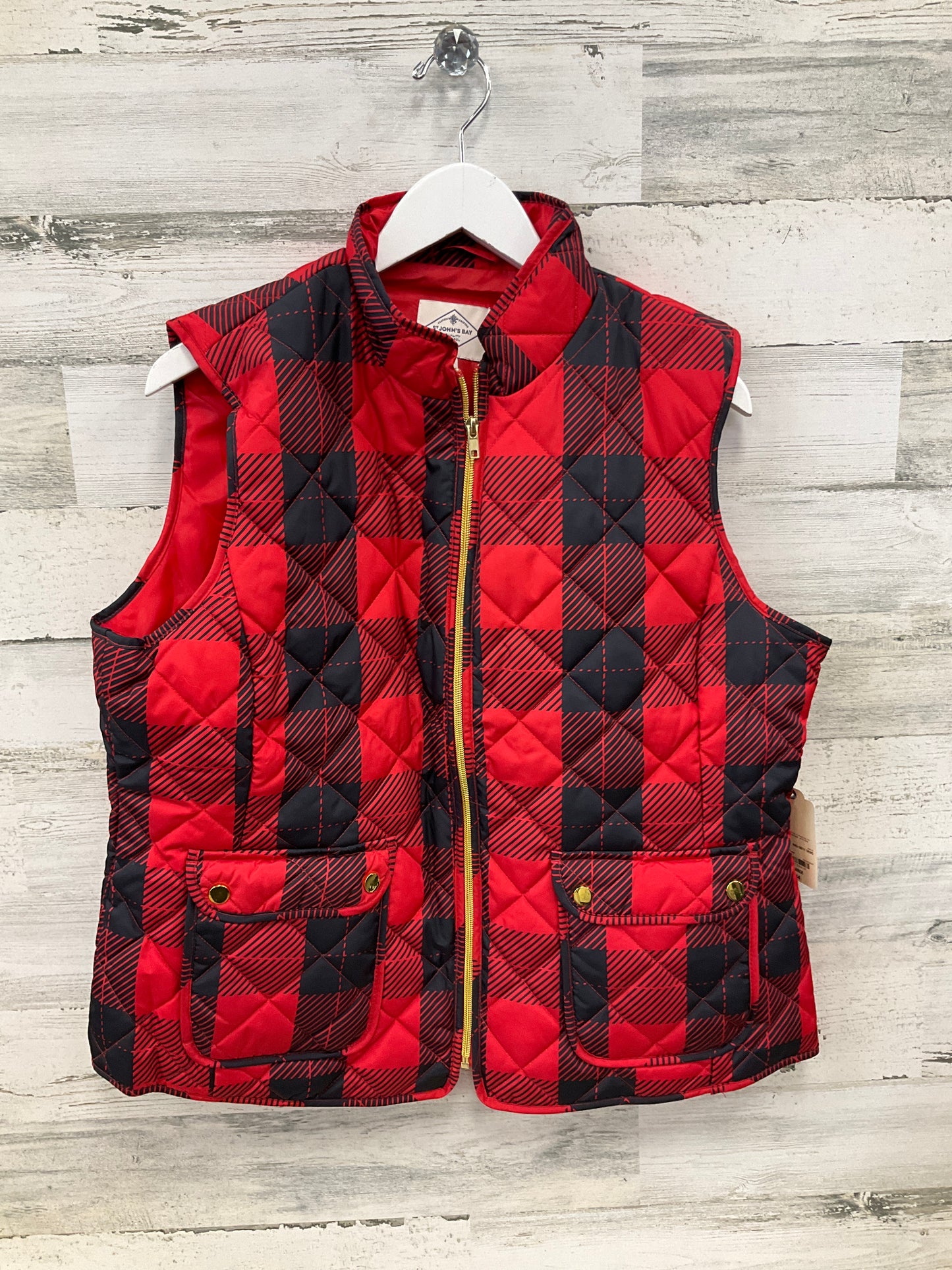 Vest Puffer & Quilted By St Johns Bay In Red, Size: Xl