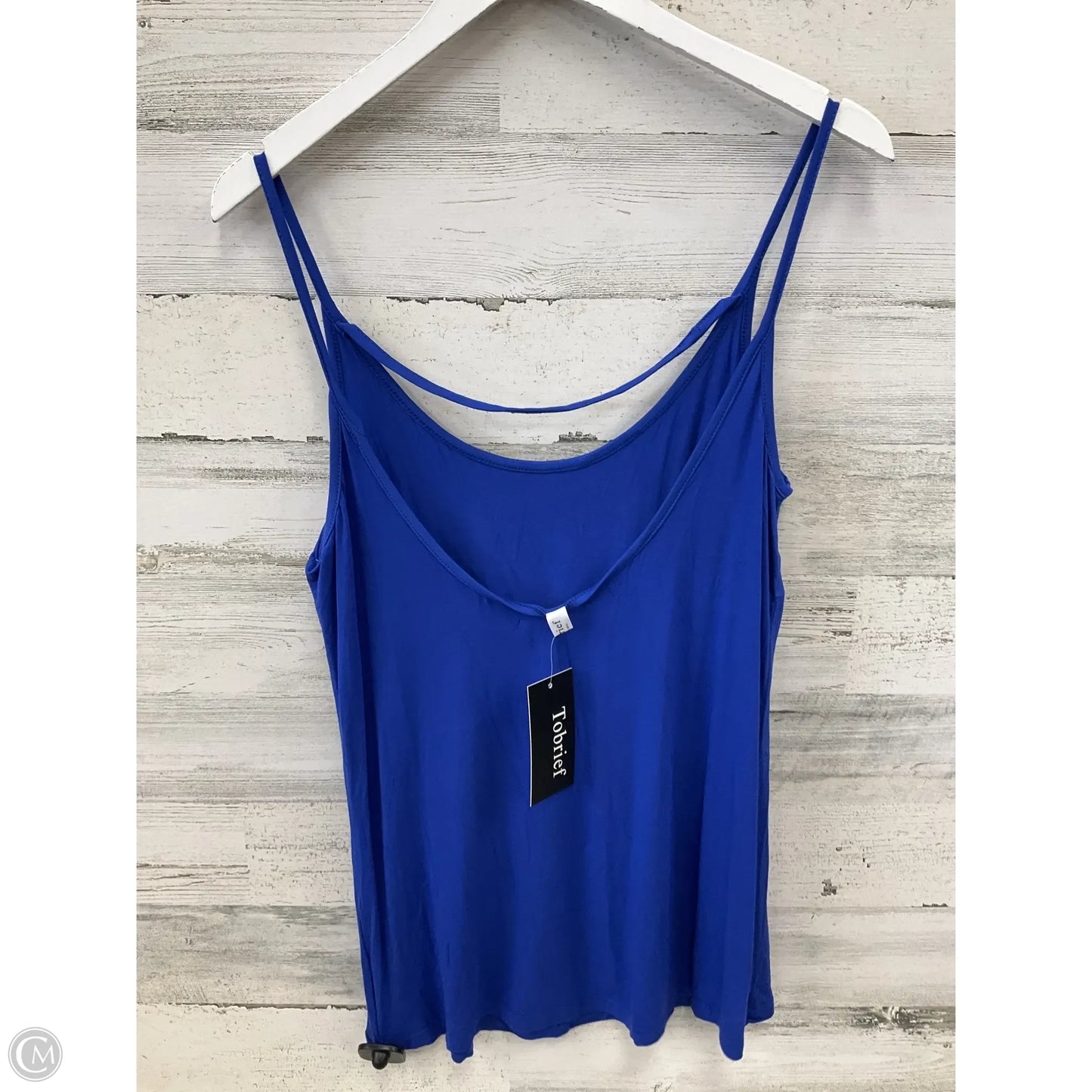 Top Sleeveless By Clothes Mentor In Blue, Size: M