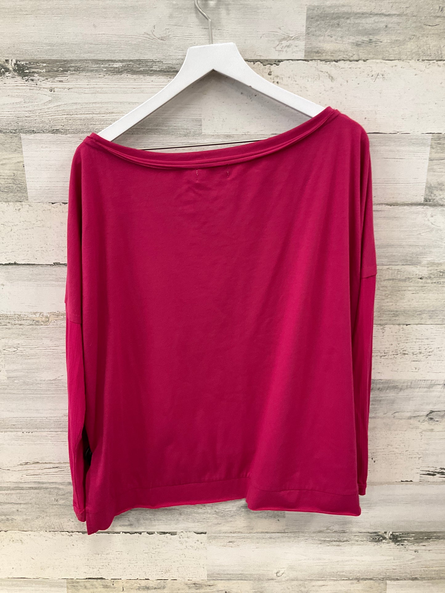Top Long Sleeve By Amaryllis In Pink, Size: L