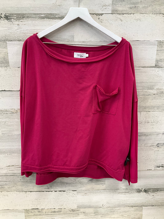 Top Long Sleeve By Amaryllis In Pink, Size: L