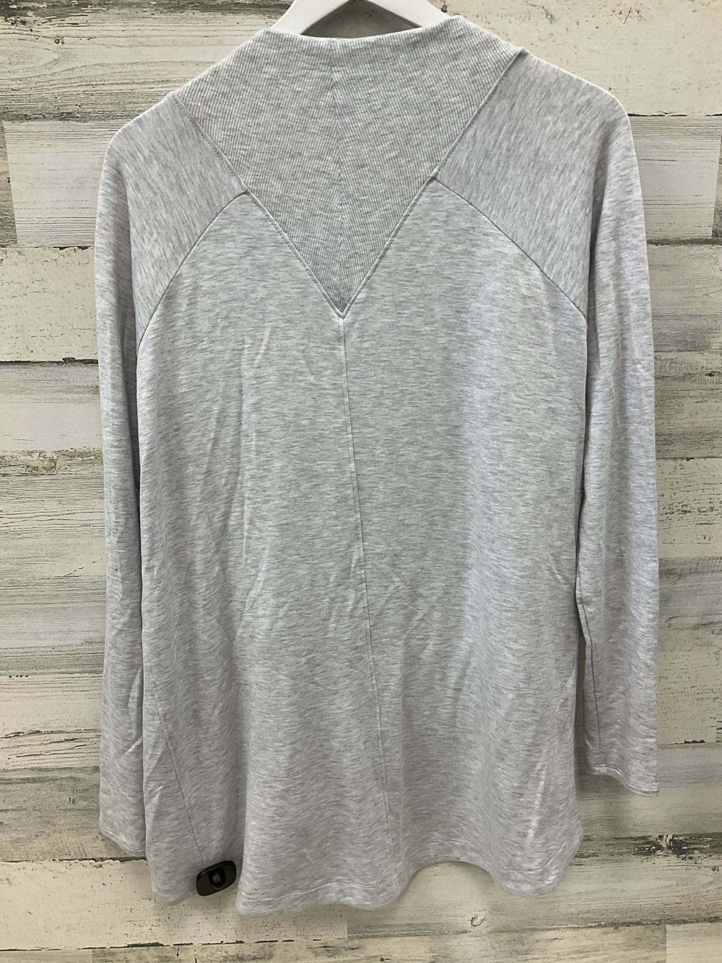 Cardigan By Clothes Mentor In Grey, Size: L