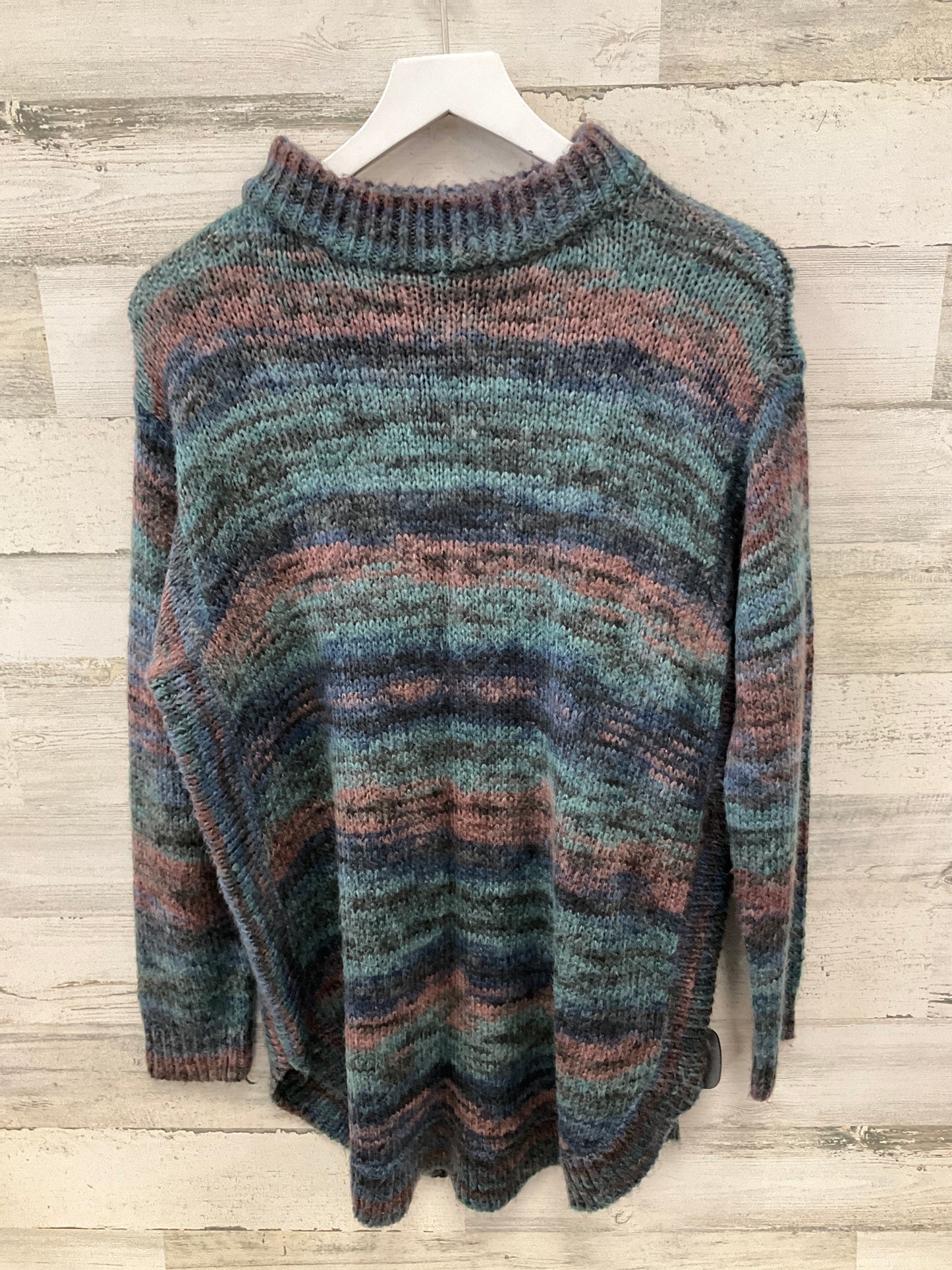 Sweater By Chicos In Teal, Size: L
