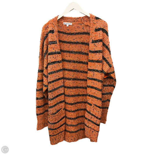 Sweater Cardigan By Clothes Mentor In Orange, Size: Sp