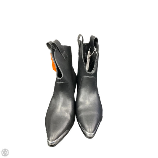 Boots Ankle Heels By Universal Thread In Black, Size: 6