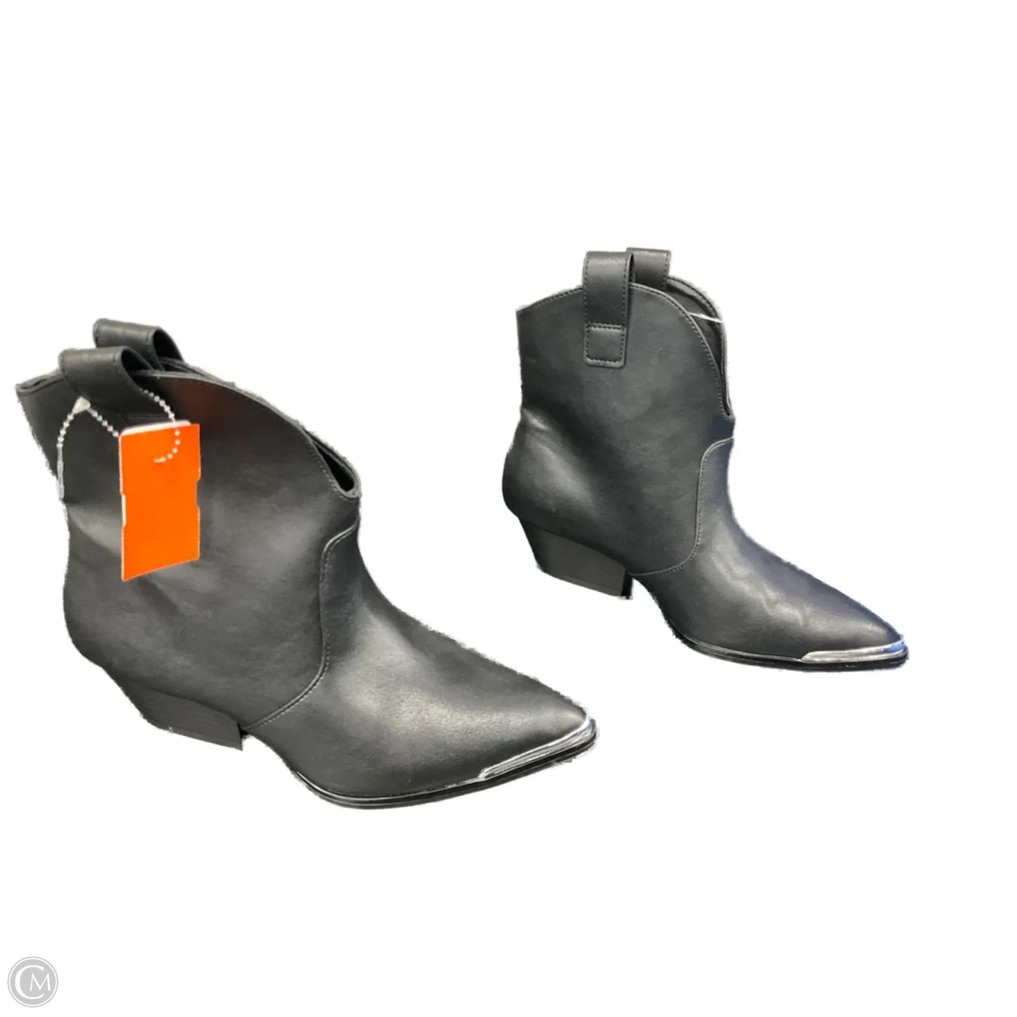 Boots Ankle Heels By Universal Thread In Black, Size: 6