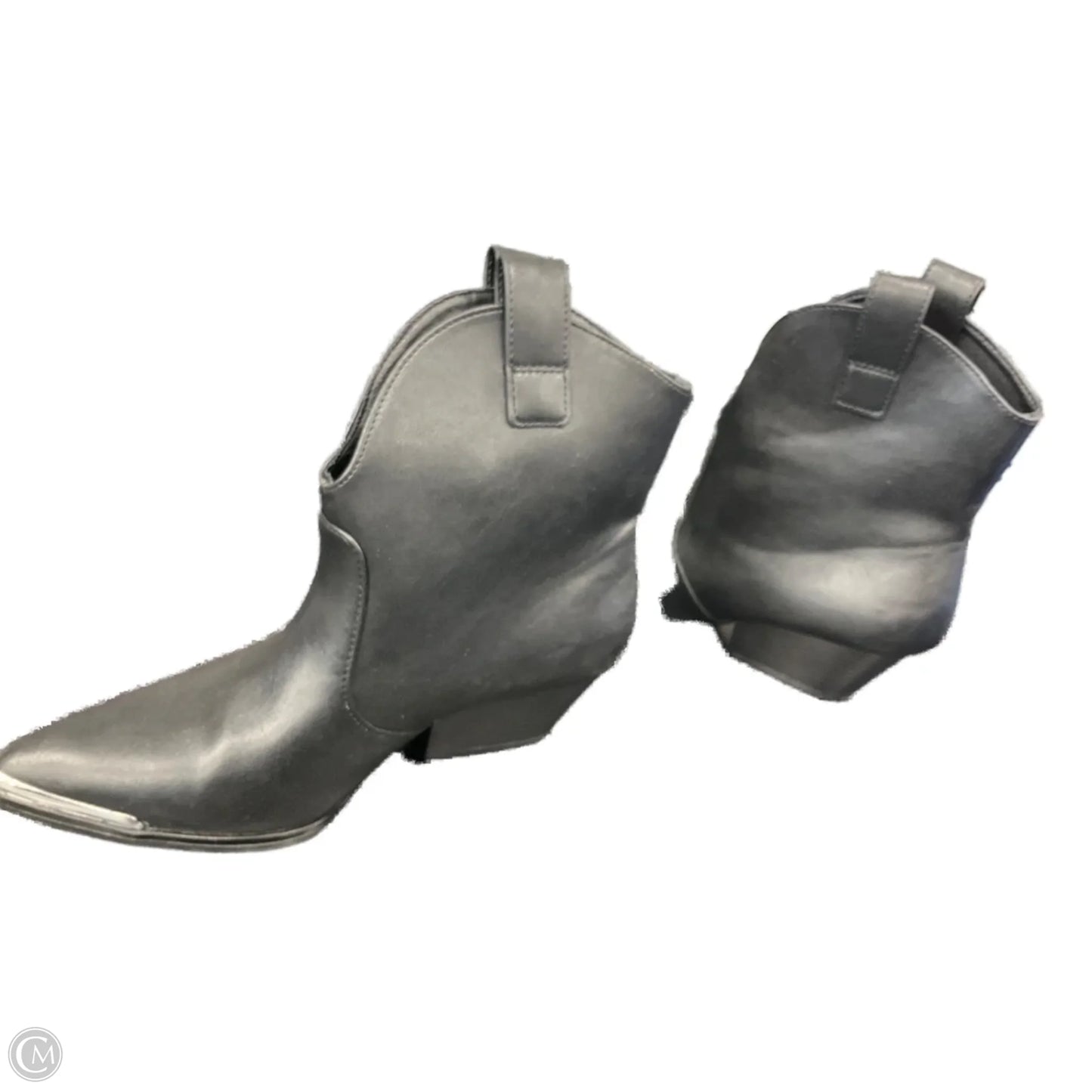 Boots Ankle Heels By Universal Thread In Black, Size: 6