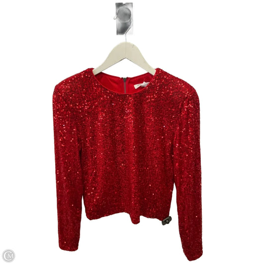 Top Long Sleeve By Steve Madden In Red, Size: S