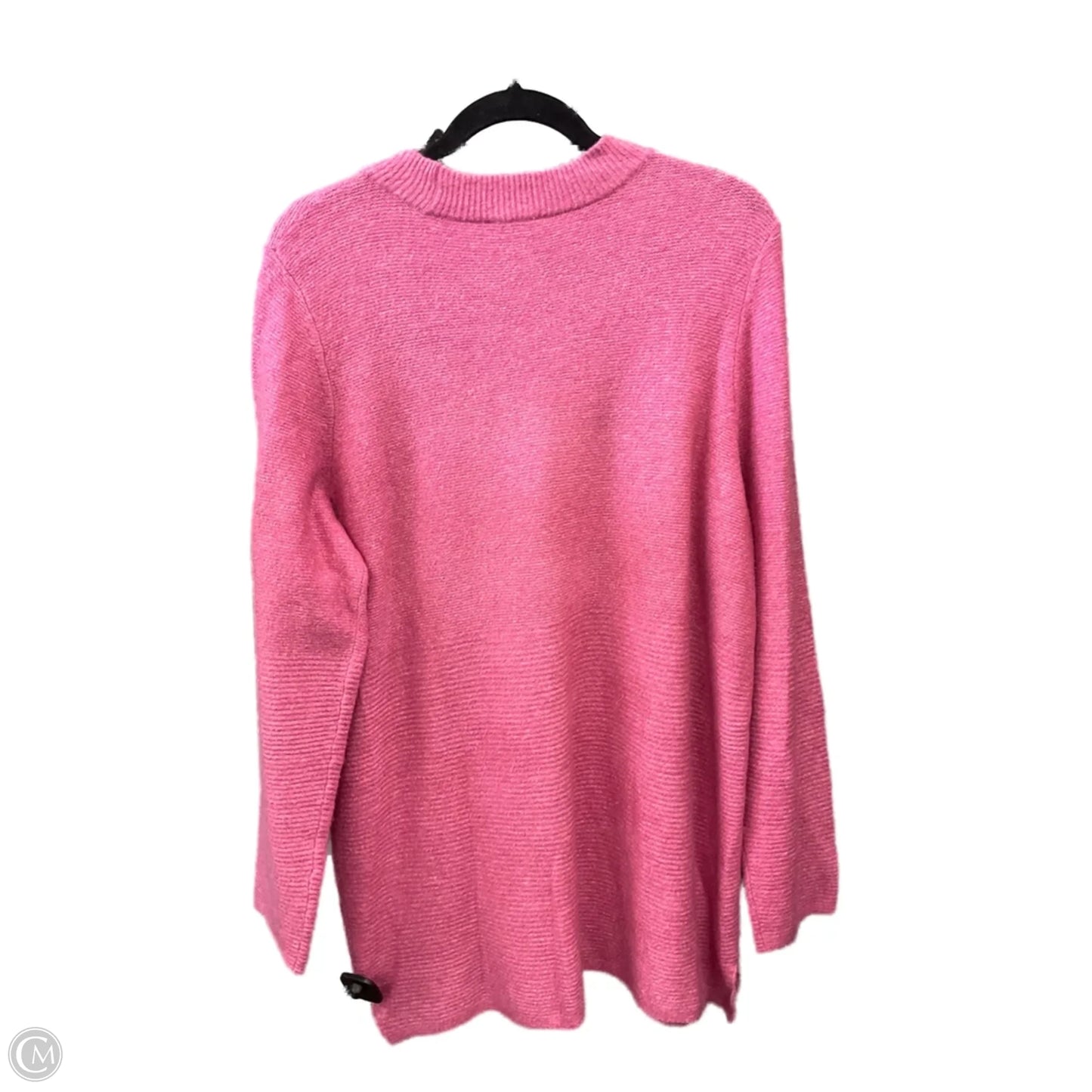 Sweater By Talbots In Pink, Size: 1x