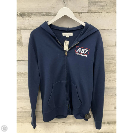 Athletic Jacket By Aeropostale In Navy, Size: S