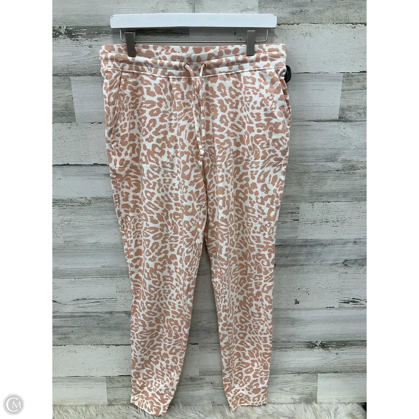 Lounge Set Pants By Chicos In Peach, Size: M