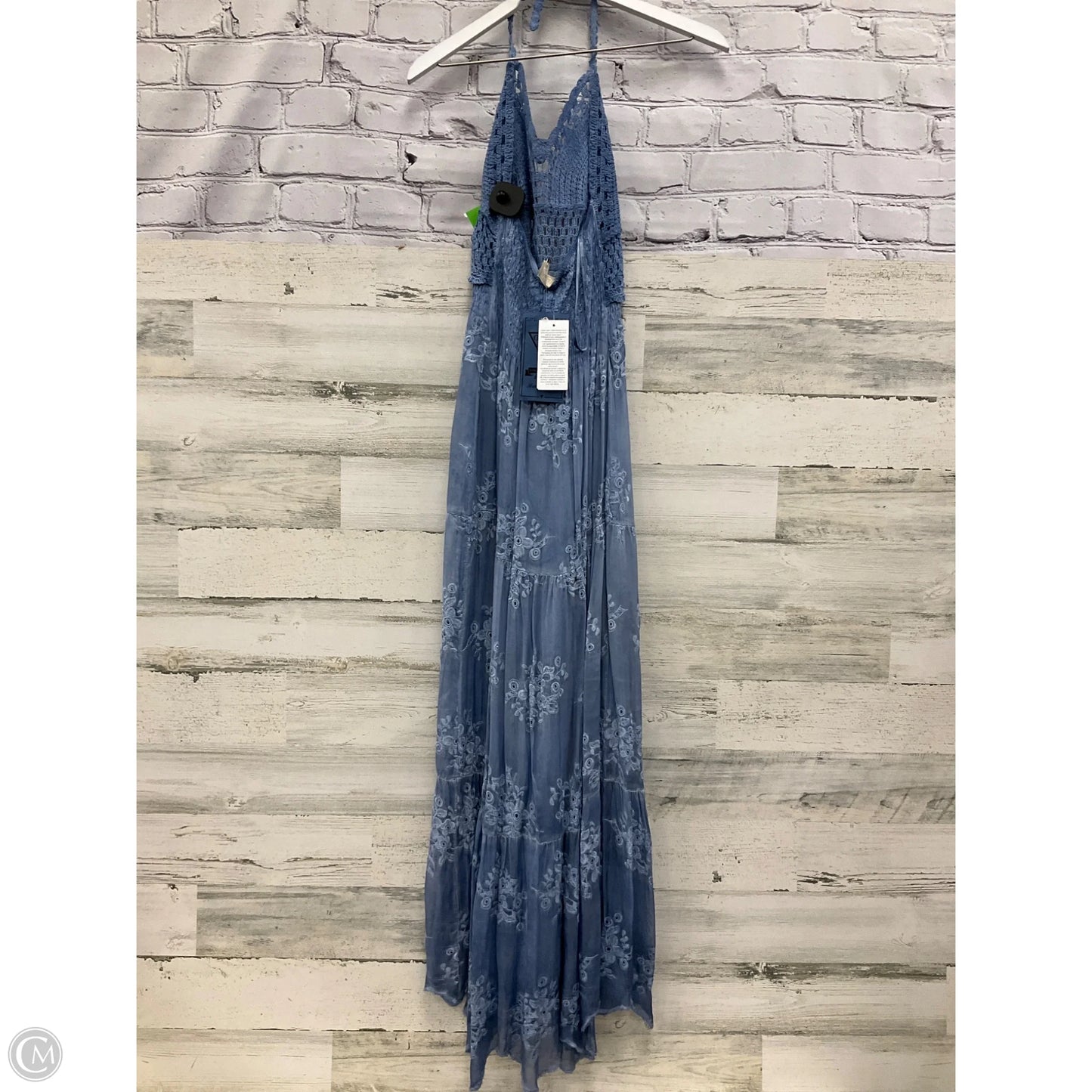 Dress Party Long By Guess In Blue, Size: S