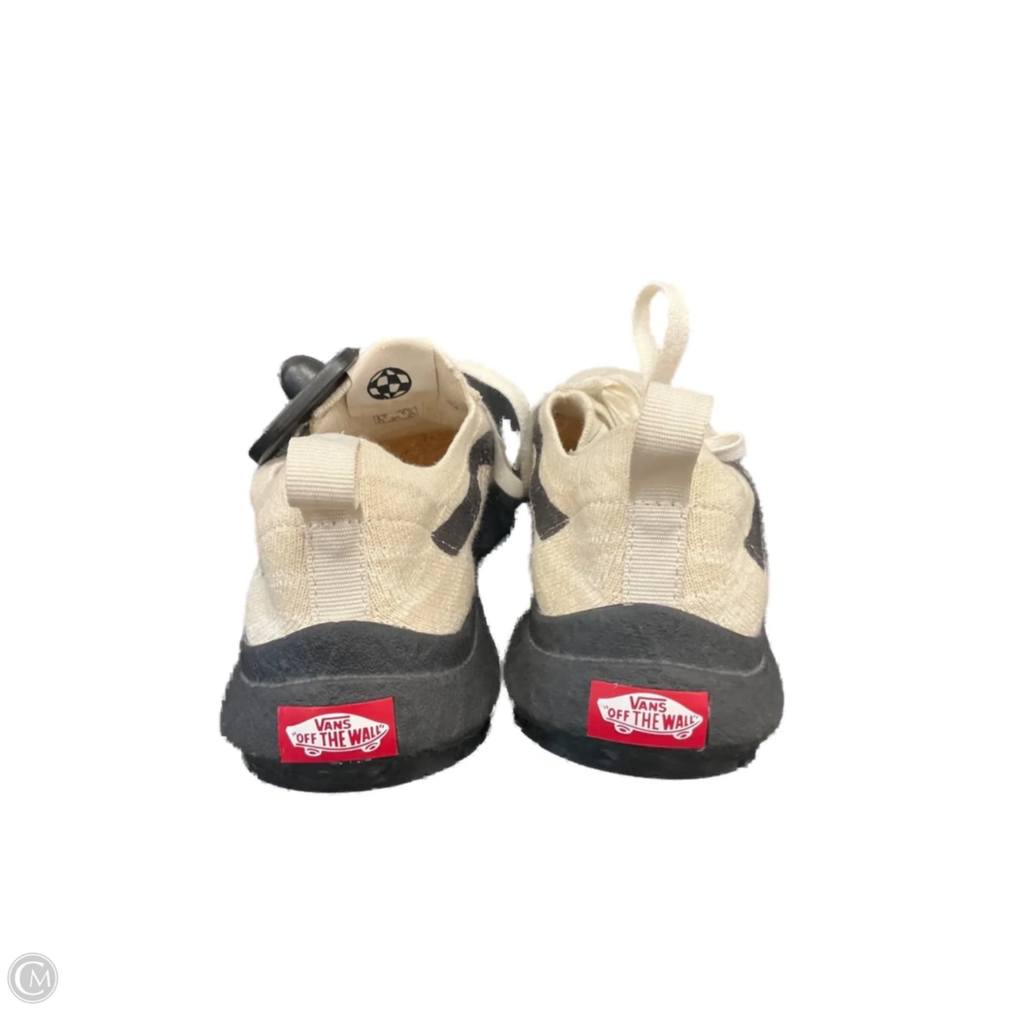 Shoes Athletic By Vans In Cream, Size: 6