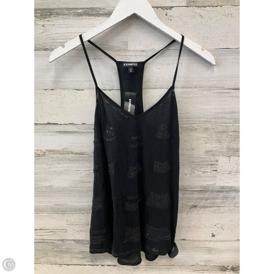 Top Sleeveless By Express In Black, Size: M