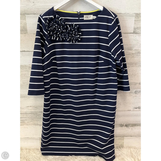 Dress Casual Midi By Eliza J In Navy, Size: Xl