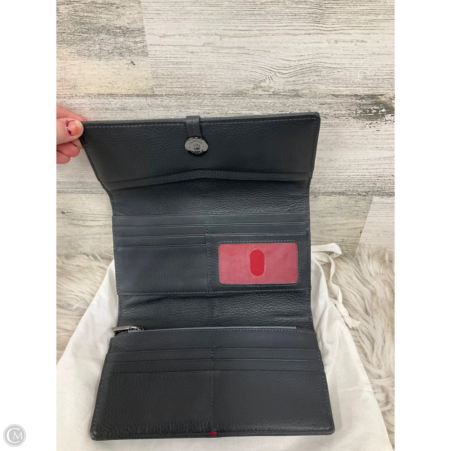 Wallet Leather By Hammitt, Size: Large