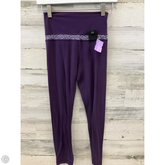 Athletic Leggings By Lululemon In Purple, Size: 4