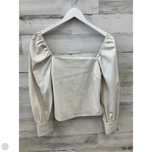 Top Long Sleeve By Lucy Paris In Ivory, Size: S