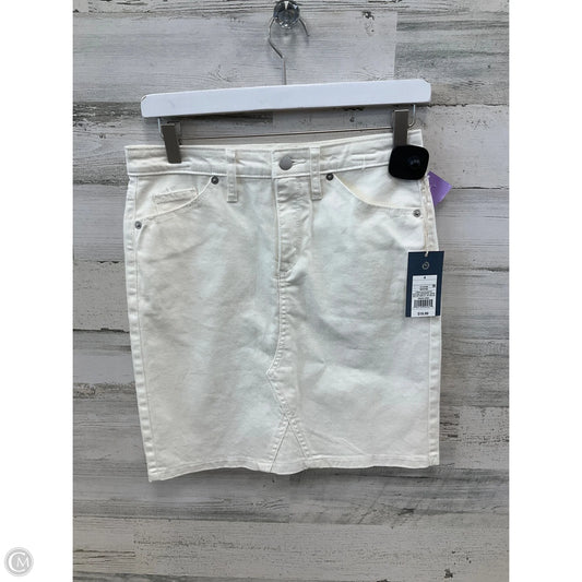 Skirt Mini & Short By Universal Thread In Cream, Size: 4