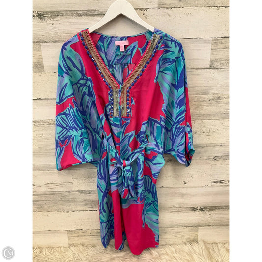 Dress Designer By Lilly Pulitzer In Blue & Pink, Size: M