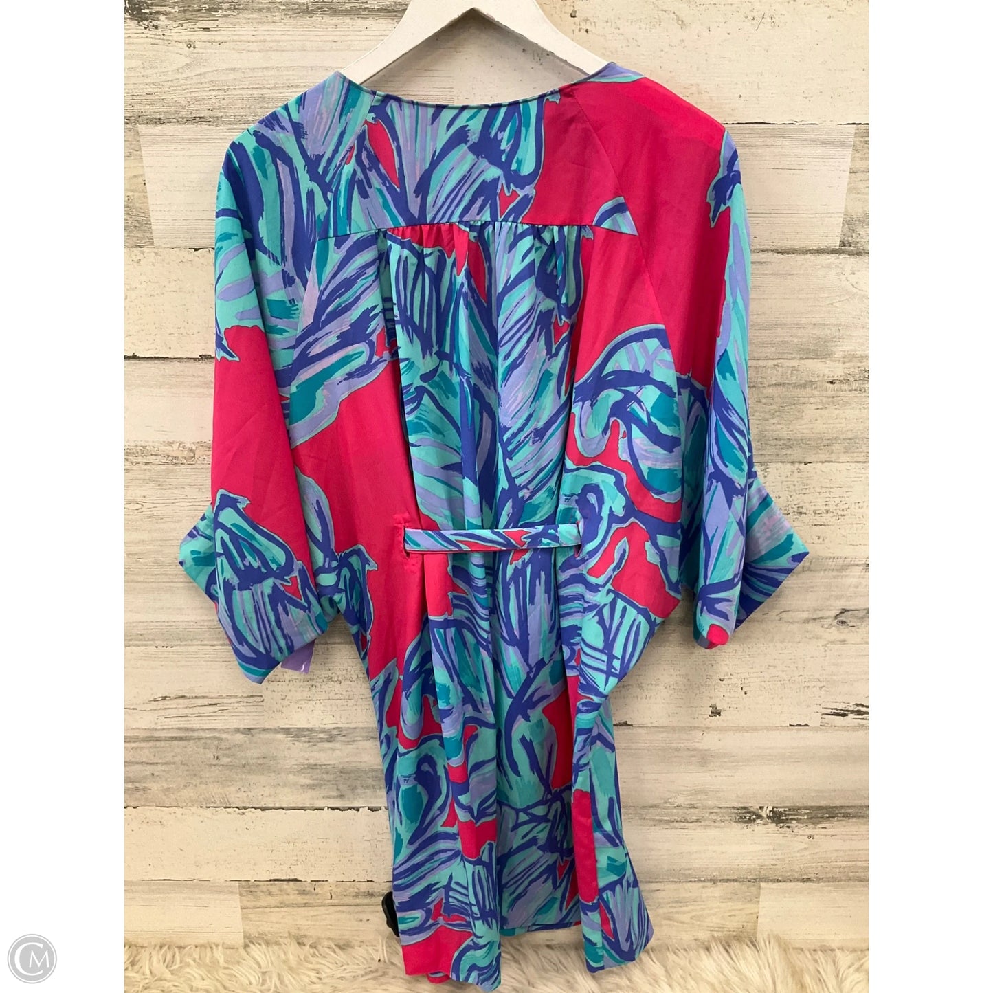 Dress Designer By Lilly Pulitzer In Blue & Pink, Size: M