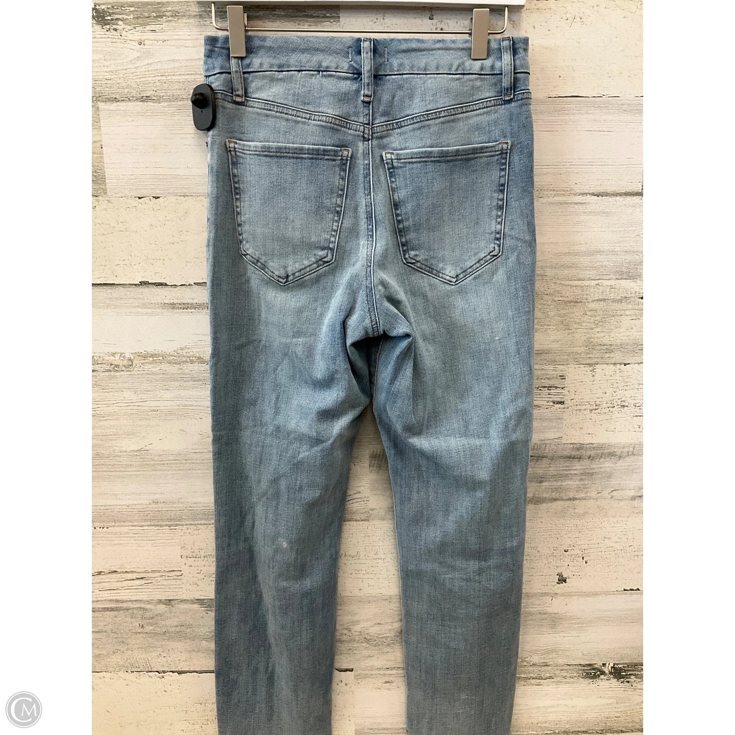 Jeans Cropped By Express In Blue Denim, Size: 2