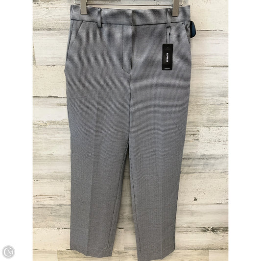Pants Cropped By Express In Black & White, Size: 2