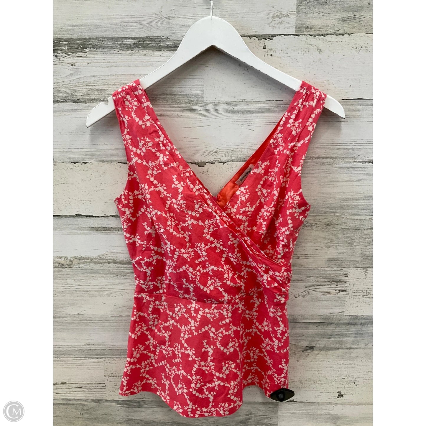 Top Sleeveless By Papaya In Coral, Size: S