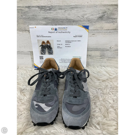 Shoes Luxury Designer By Valentino-garavani In Grey, Size: 9