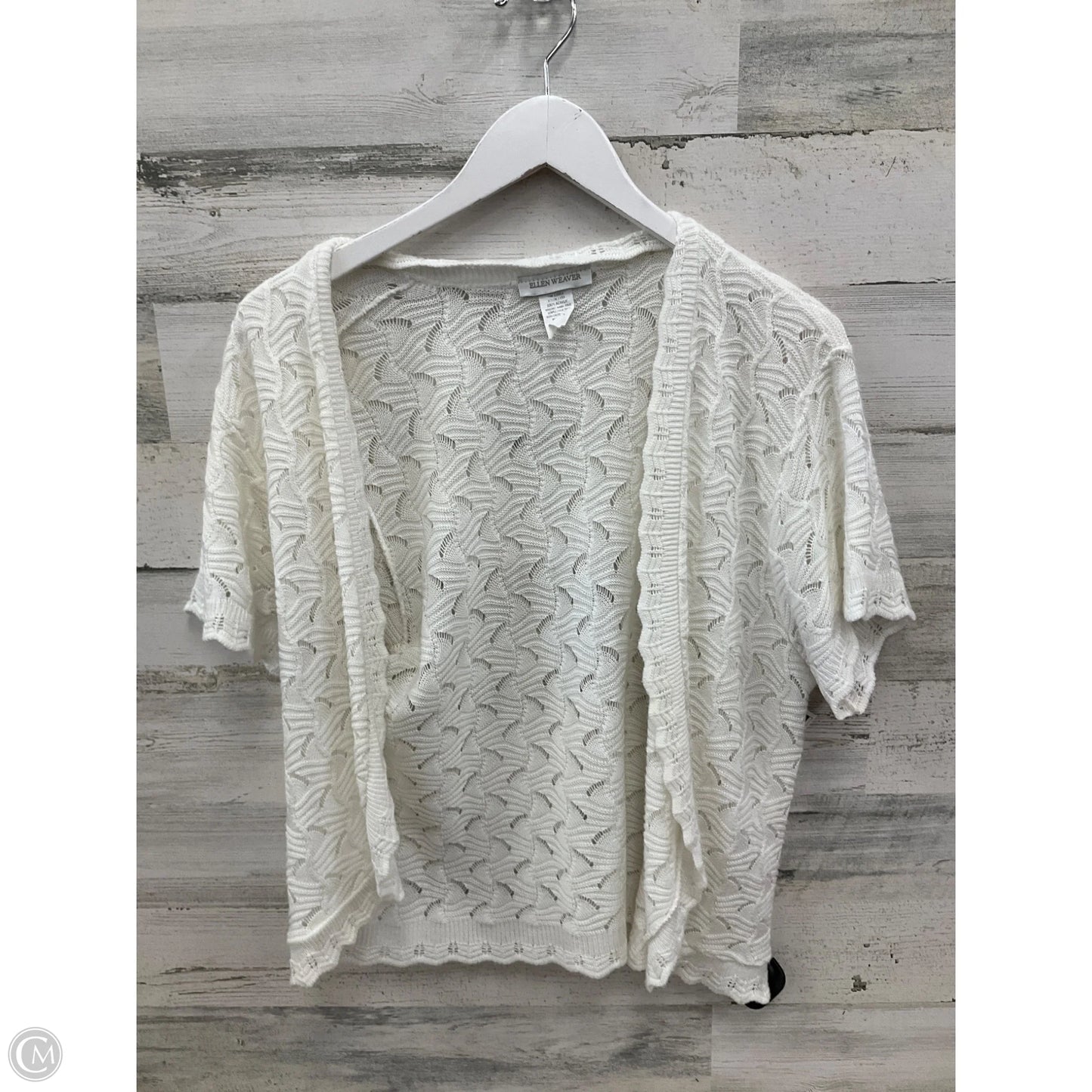Bolero By Clothes Mentor In White, Size: 1x