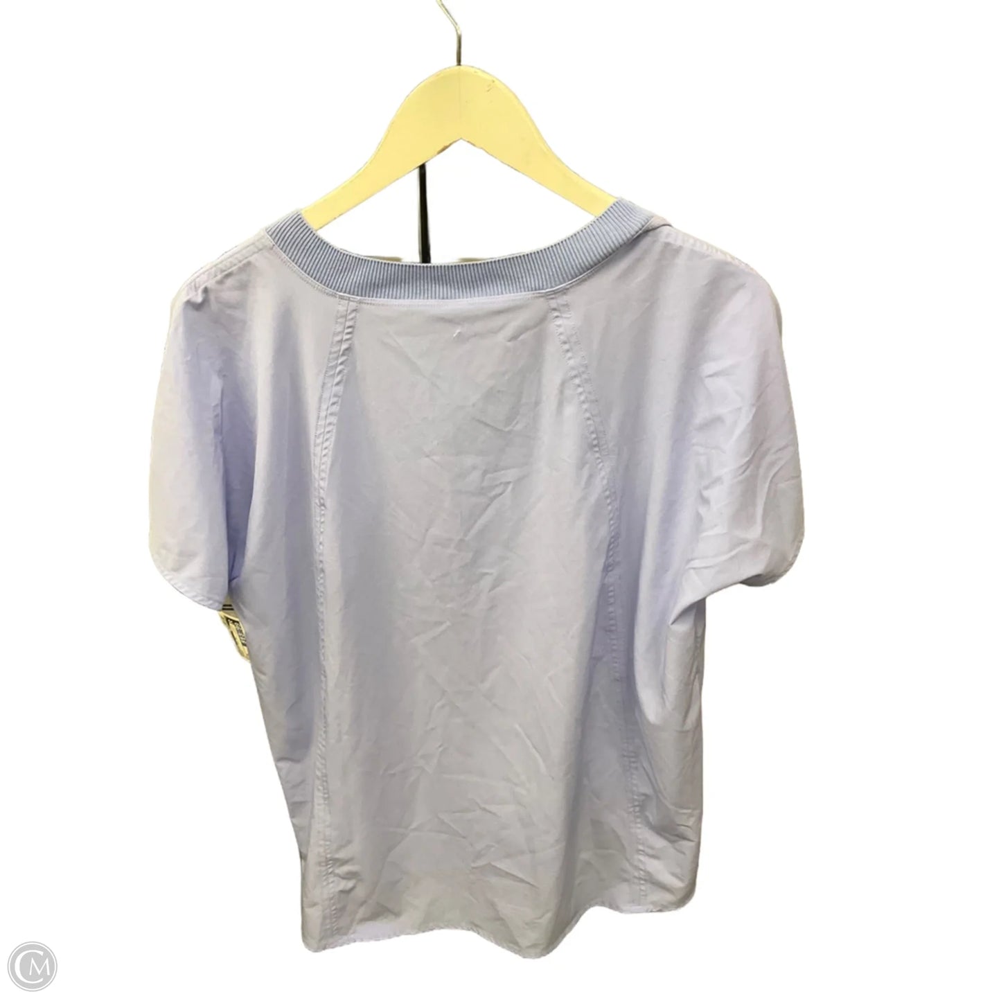 Athletic Top Short Sleeve By Athleta In Purple, Size: M