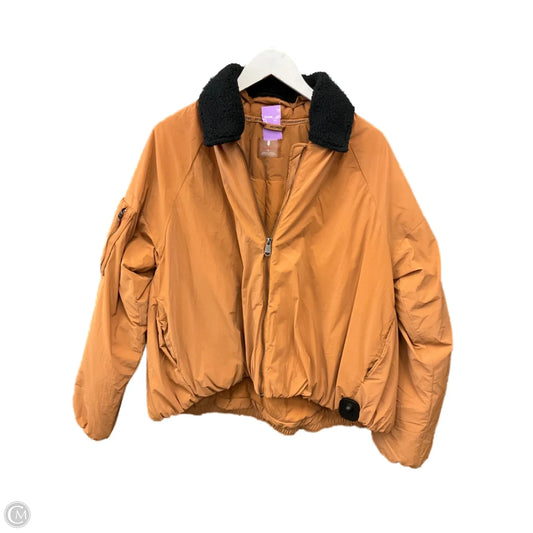 Jacket Puffer & Quilted By Free People In Brown, Size: S