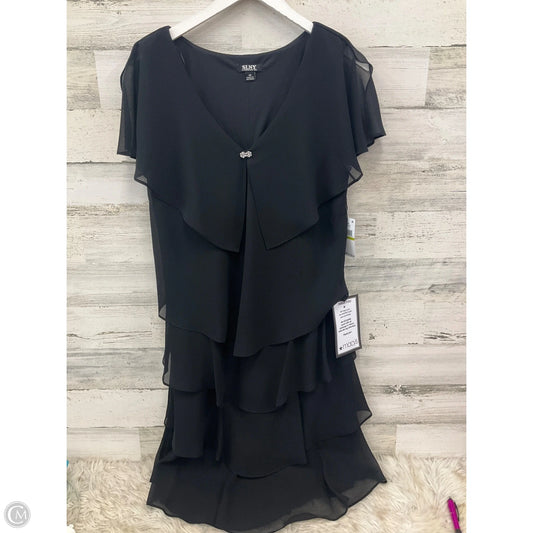 Dress Party Midi By Sl Fashions In Black, Size: Xl