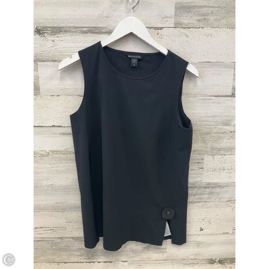 Athletic Top Short Sleeve By Athleta In Black, Size: S