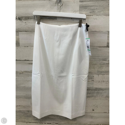 Skirt Midi By Evan-picone In White, Size: 8