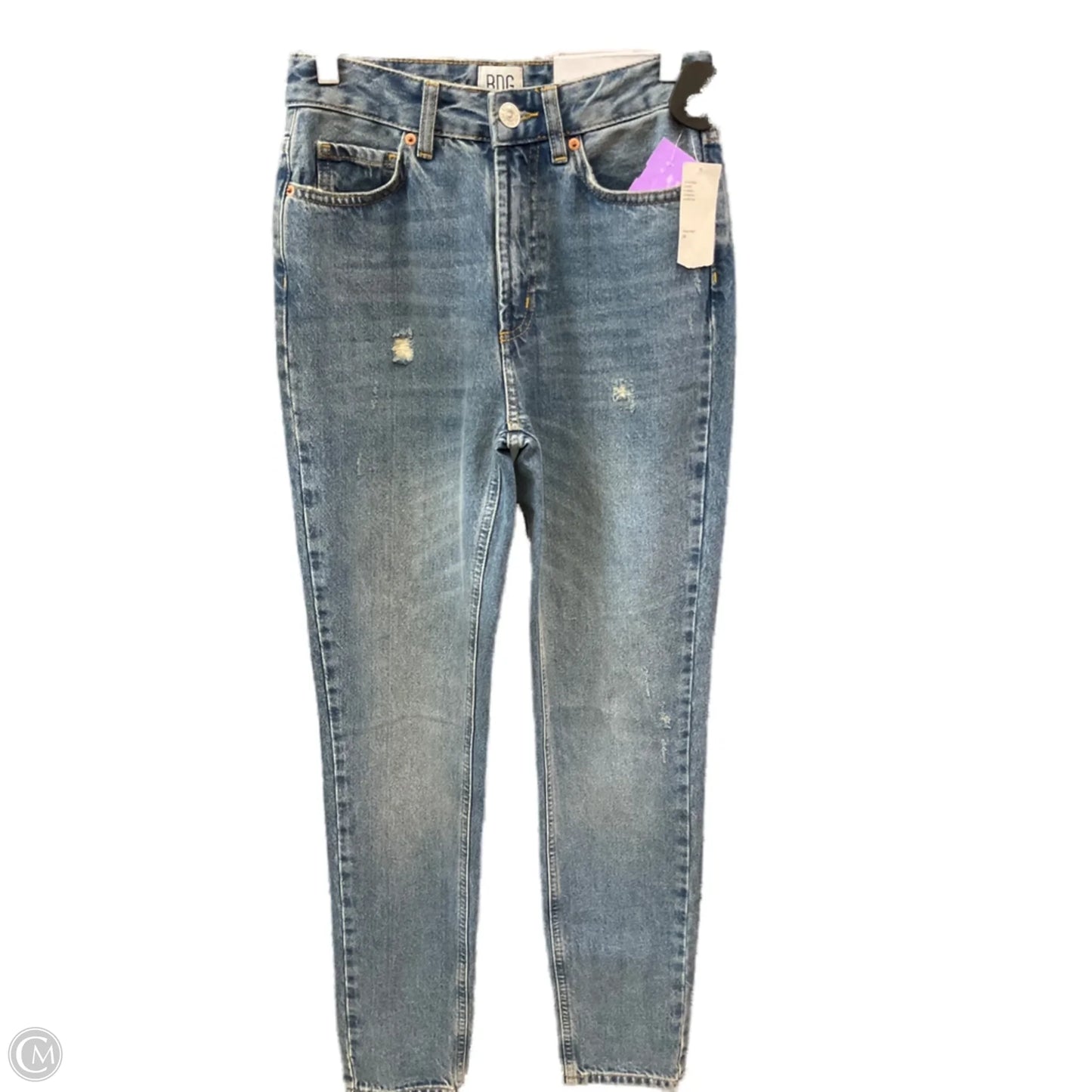 Jeans Straight By Bdg In Blue Denim, Size: 0