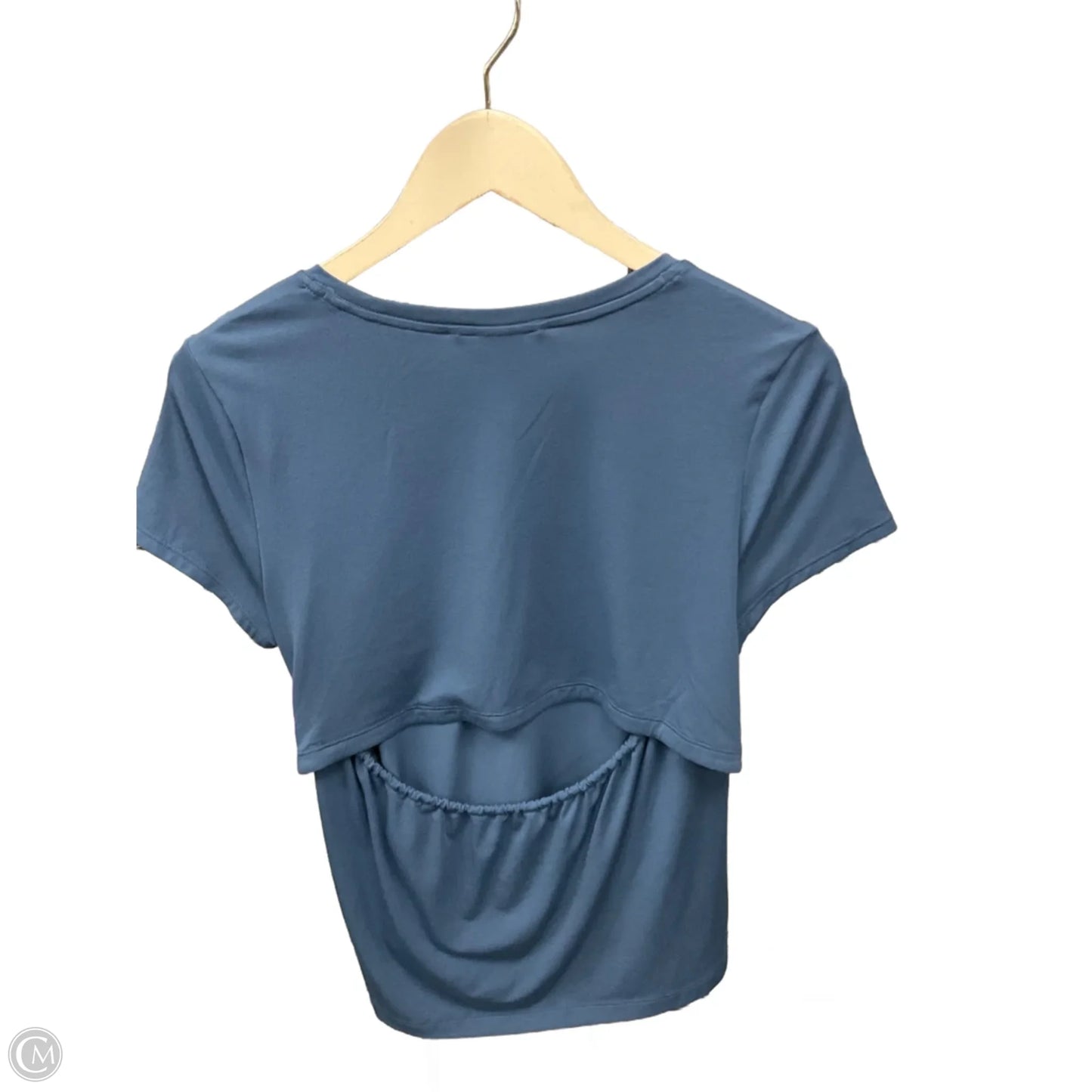 Athletic Top Short Sleeve By Athleta In Blue, Size: S