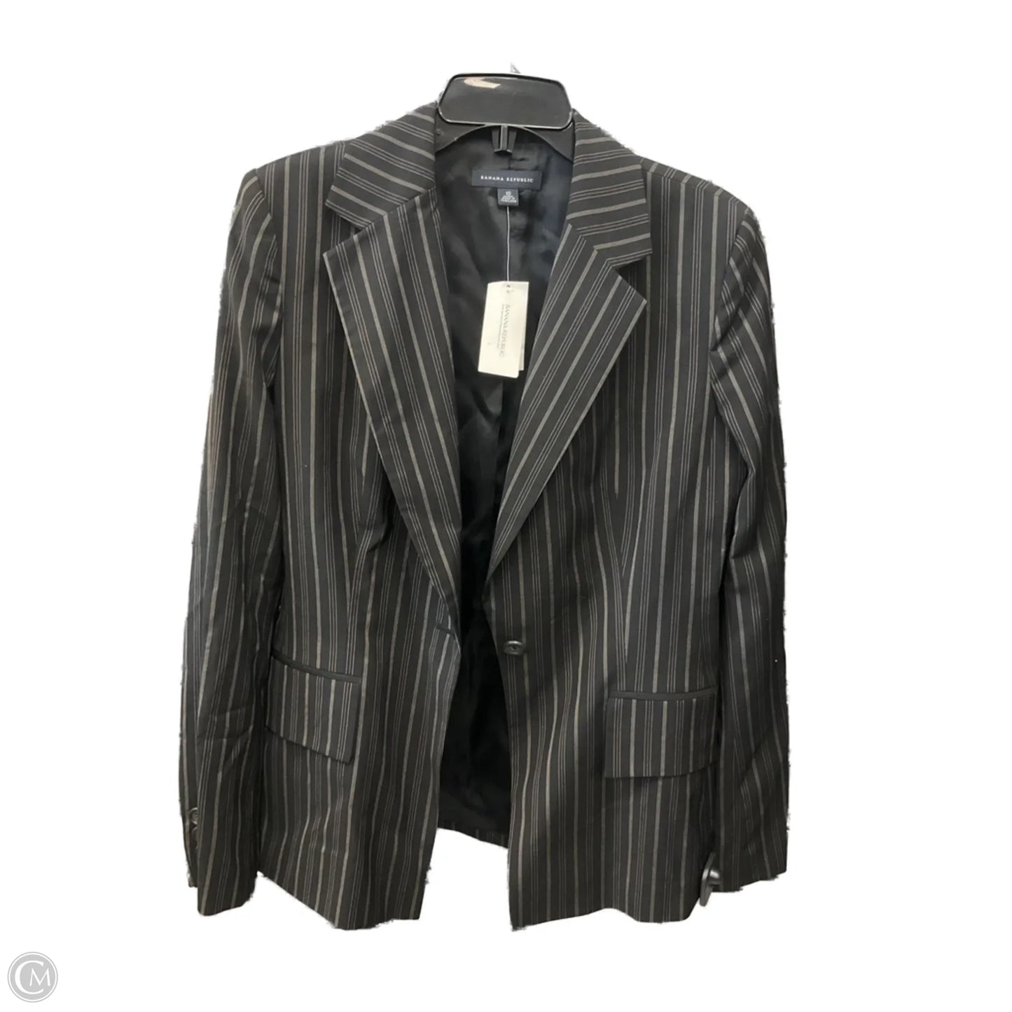 Blazer By Banana Republic In Black, Size: M