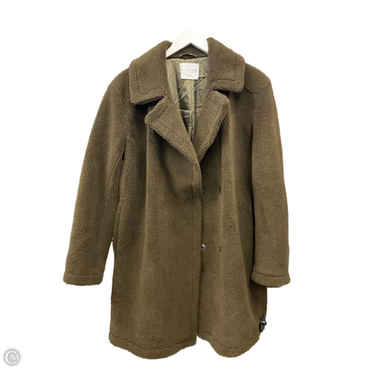 Coat Faux Fur & Sherpa By Velvet By Graham & Spencer In Green, Size: S