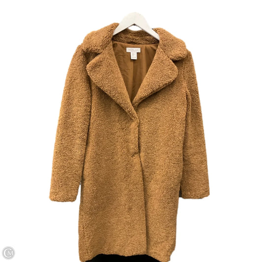 Coat Faux Fur & Sherpa By Rachel Zoe In Brown, Size: S