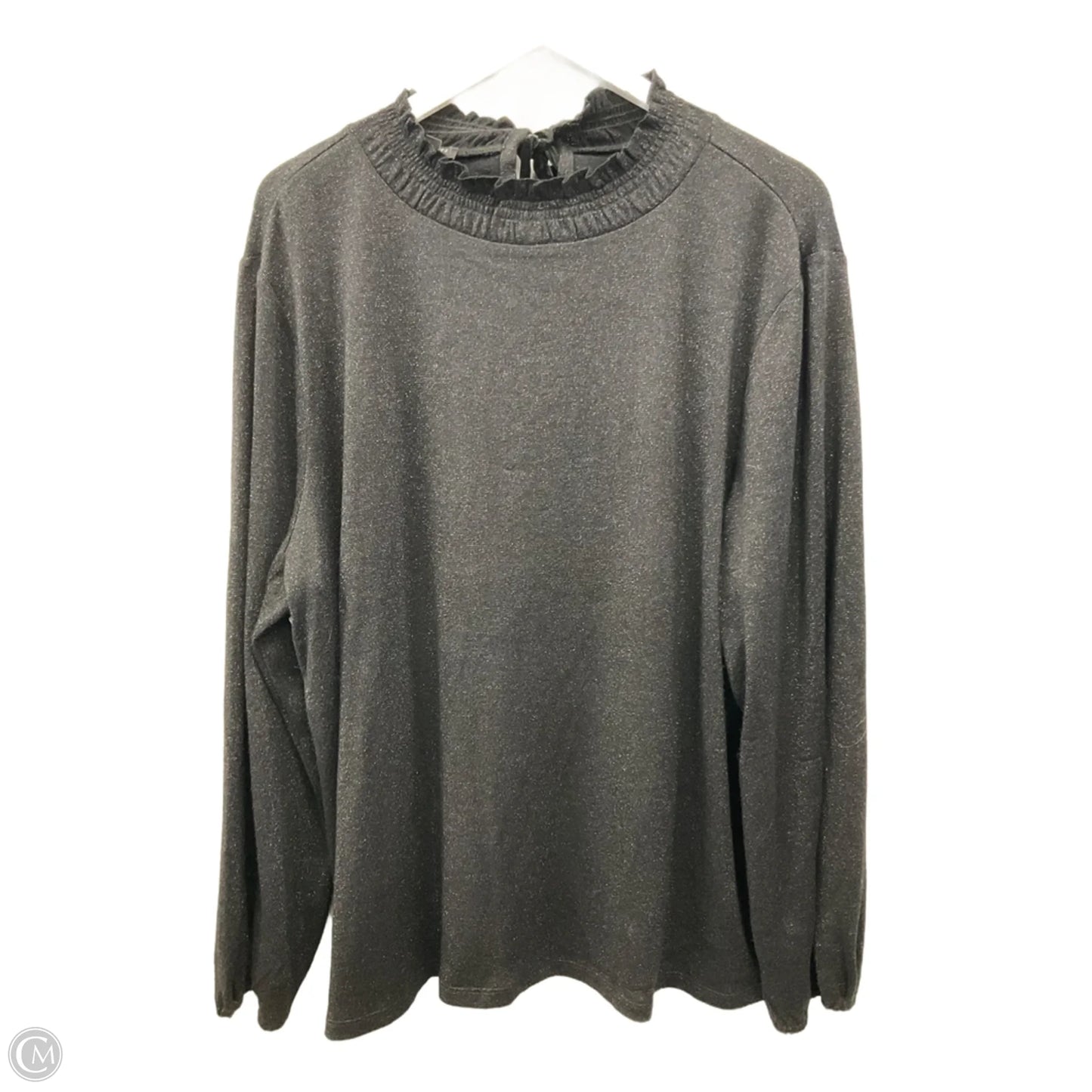 Top Long Sleeve By Talbots In Black, Size: 2x