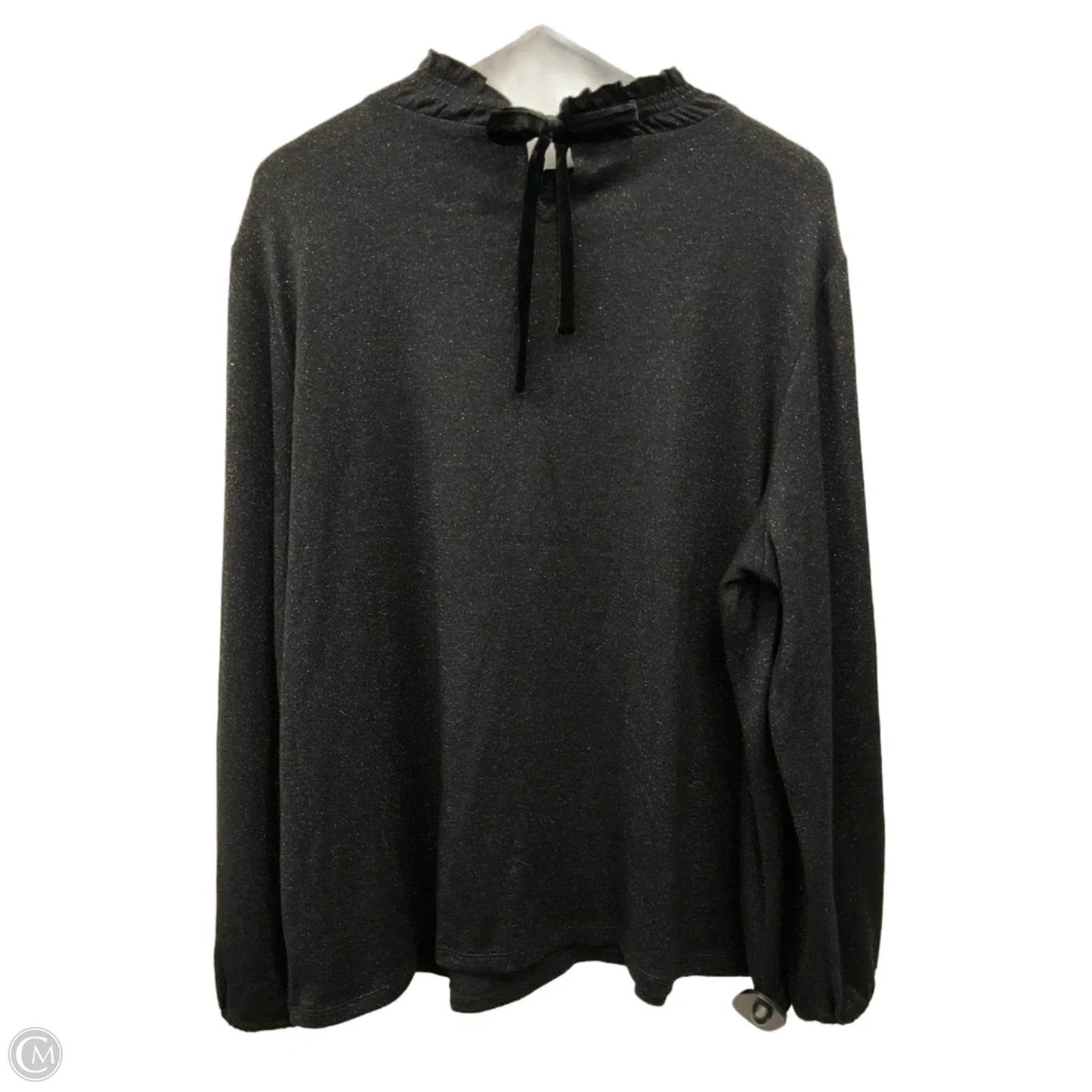 Top Long Sleeve By Talbots In Black, Size: 2x
