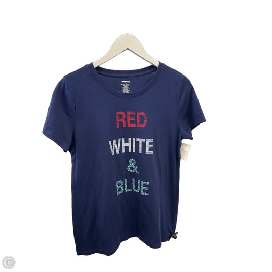 Top Short Sleeve By Clothes Mentor In Blue, Size: S