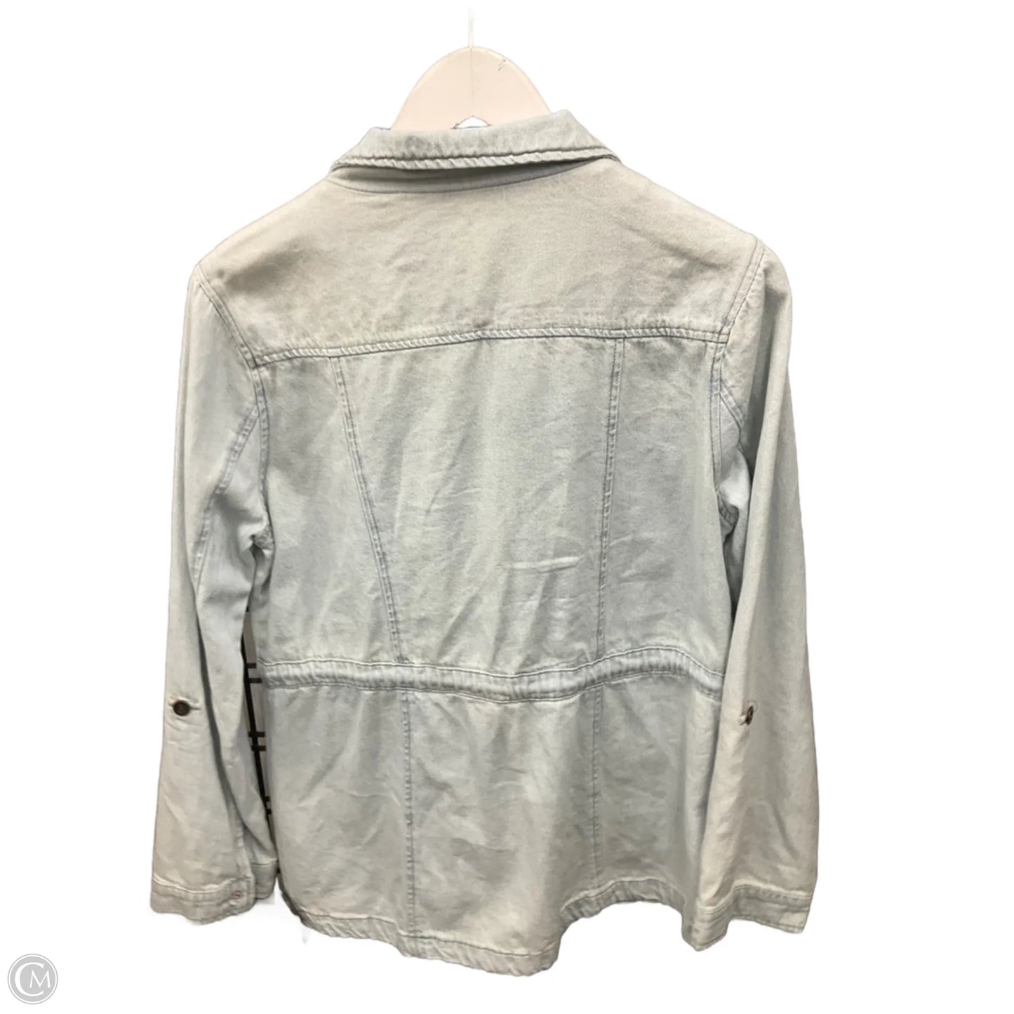 Jacket Other By Risen In Blue Denim, Size: M