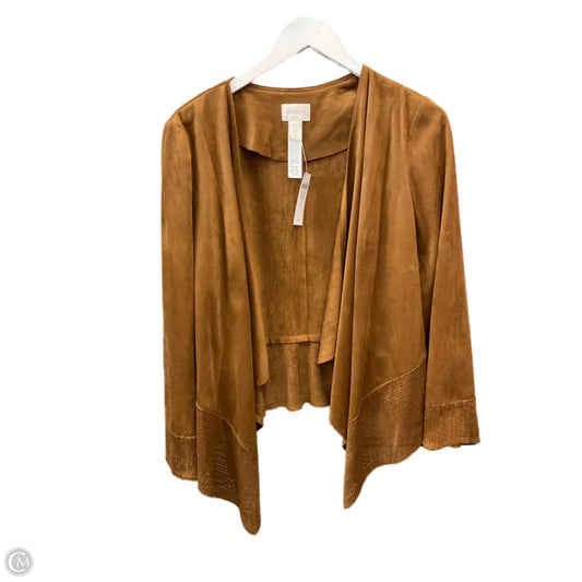 Blazer By Chicos In Brown, Size: M