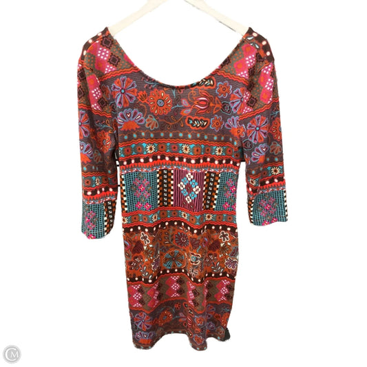 Tunic 3/4 Sleeve By American Rag In Multi-colored, Size: L