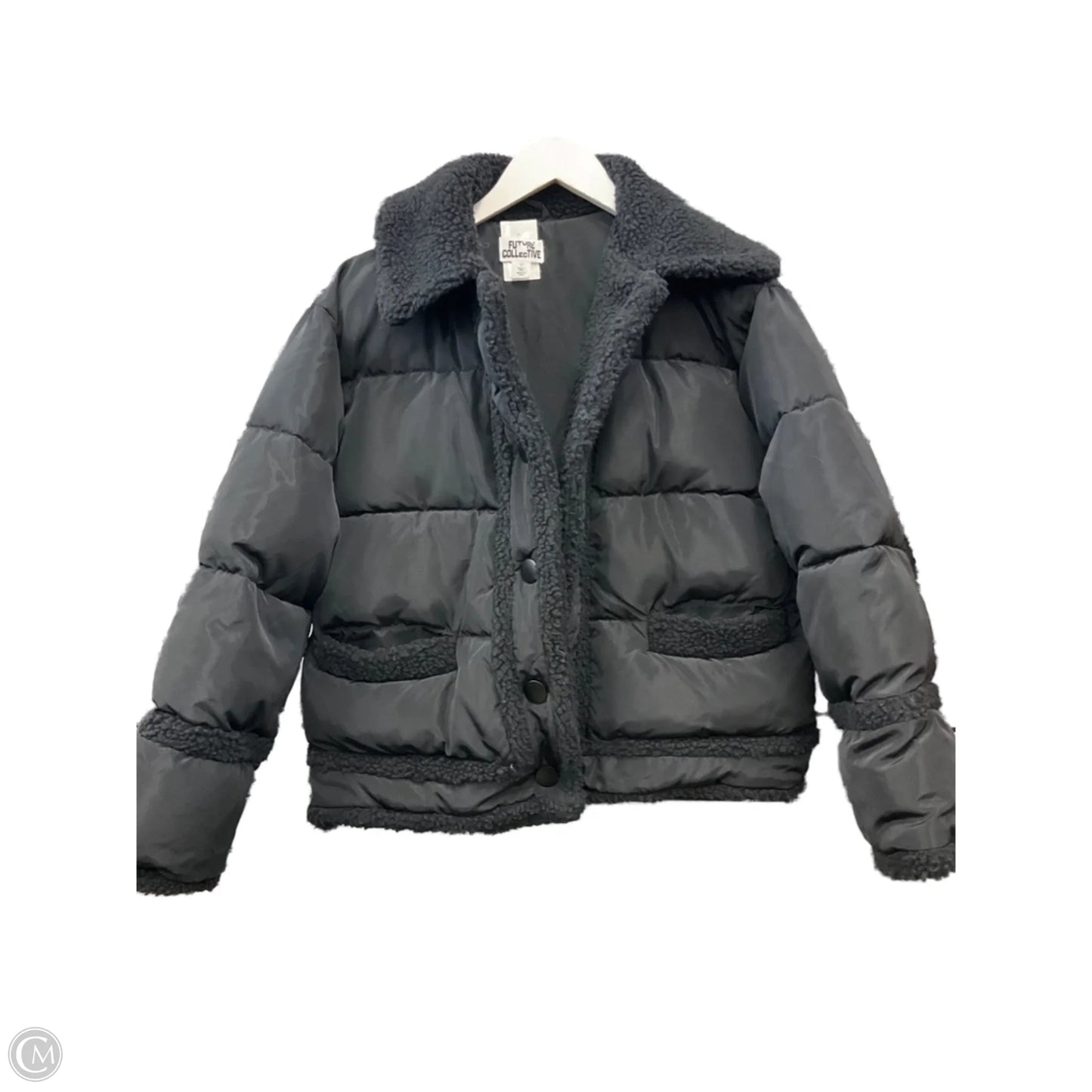 Jacket Puffer & Quilted By Clothes Mentor In Black, Size: Xs