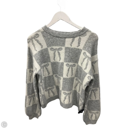 Sweater By A New Day In Grey & White, Size: S