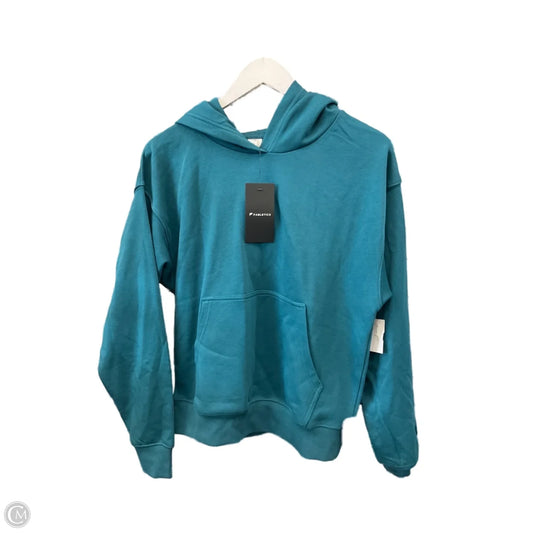 Sweatshirt Hoodie By Fabletics In Teal, Size: Xs